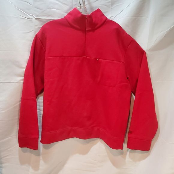 Polo Sport Ralph Lauren Men's 1/4 Zip Mock Turtleneck Fleece Sweatshirt Red XL - Picture 2 of 16